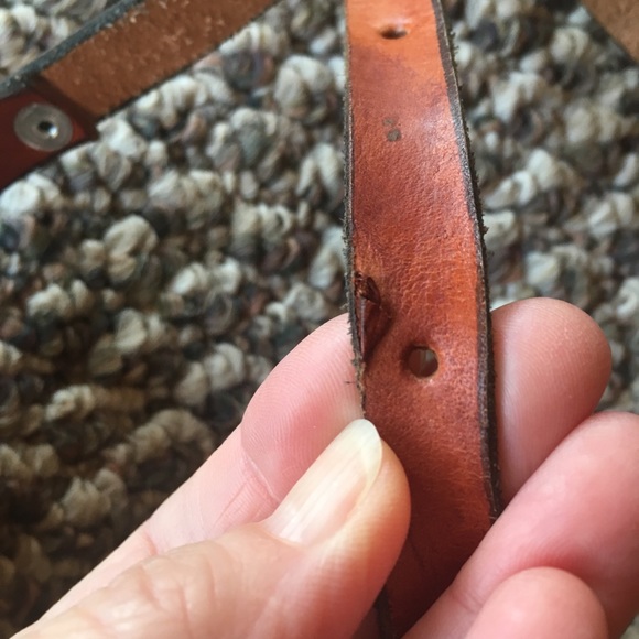 Mexican leather crossbody purse/ small camera case - Picture 9 of 10